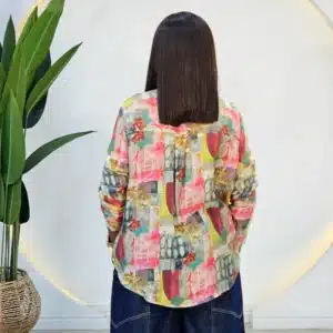 PRINT LONG SLEEVE SHIRT 8901 - Image 9