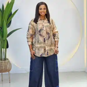 PRINT LONG SLEEVE SHIRT 8901 - Image 5