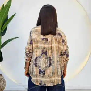 PRINT LONG SLEEVE SHIRT 8901 - Image 8