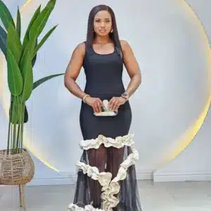 RUFFLE HEM MESH BANDAGE - Image 3