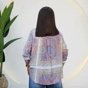 STUD PRINT LONG SLEEVE SHIRT - Image 3