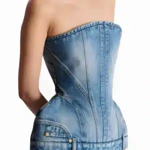 TUBE DENIM TOP