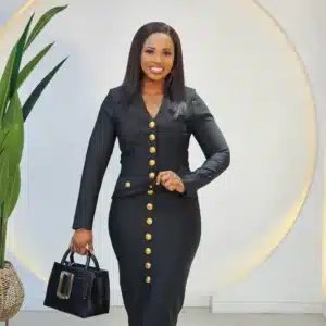 BANDAGE SKIRT & JACKET SET - Image 2