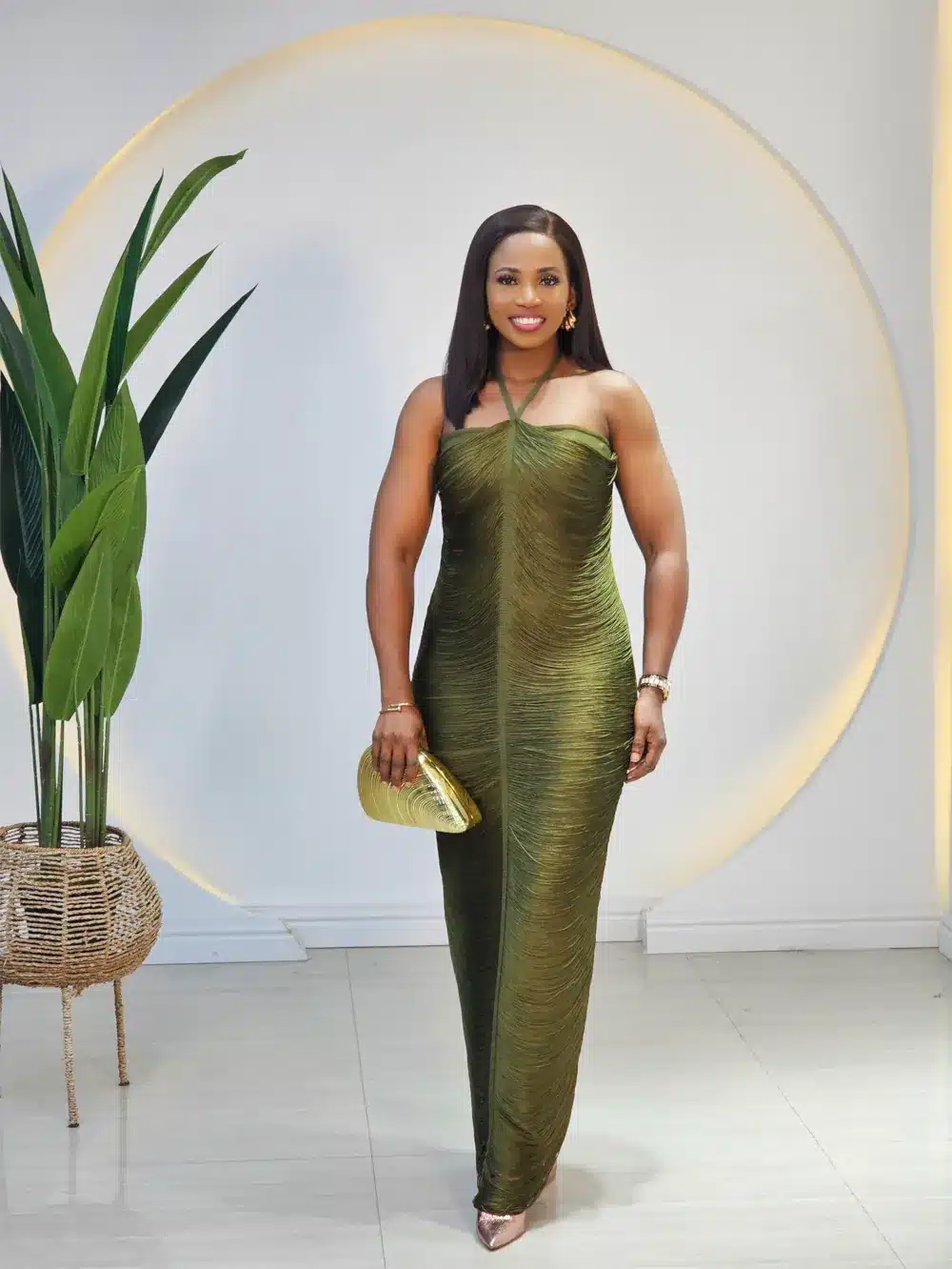 MULTI FRINGE BANDAGE DRESS