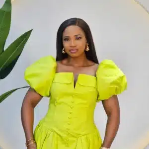 PUFF SLEEVE MIDI DRESS - Image 4