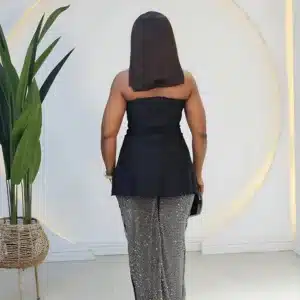 STUD HEM BANDAGE TUBE DRESS - Image 2