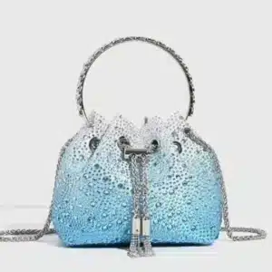 3 TONE STUD HANDLE PURSE - Image 2
