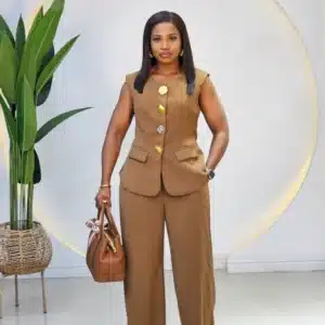 BOLD BUTTON JACKET & PANT SET 2710 - Image 2