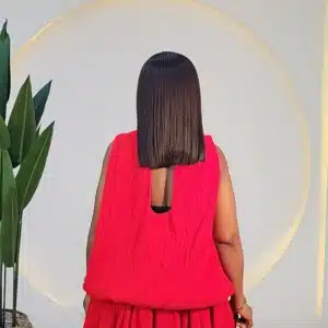 BUBBLE HEM KNOT DRESS 2575 - Image 3