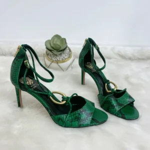 STUD ANKLE GLADIATOR SANDALS