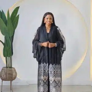 DAMASK INSERTED BELL SLEEVE KIMONO 2710