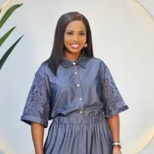 DENIM GYPSY SKIRT & LACE TOP SET - Image 2