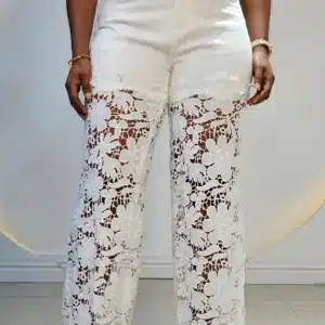 DENIM LACE JEANS - Image 3