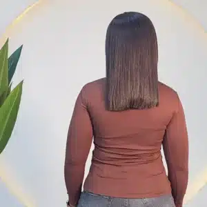 FRONT DOUBLE BROOCH LONG SLEEVE TOP 9056 - Image 11