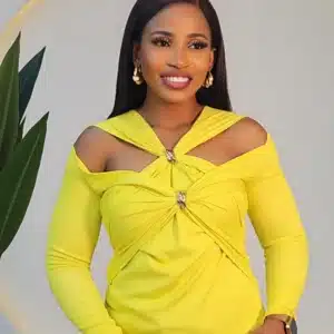 FRONT DOUBLE BROOCH LONG SLEEVE TOP 9056 - Image 3