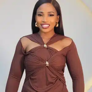 FRONT DOUBLE BROOCH LONG SLEEVE TOP 9056 - Image 4