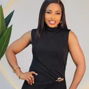 HIGH NECK SIDE BROOCH ANKLE DRESS 2589 - Image 2