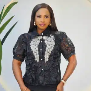 LACE EMBELLISHED CHEST TOP