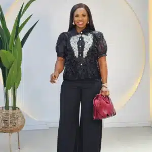 LACE EMBELLISHED CHEST TOP - Image 4