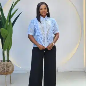 LACE EMBELLISHED CHEST TOP - Image 5