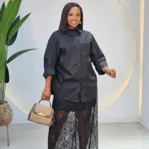 LACE MAXI SKIRT - Image 2