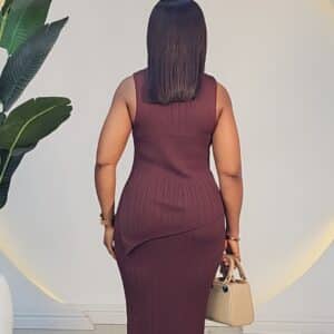 KNIT SLANT SKIRT & TOP SET 2710 - Image 11