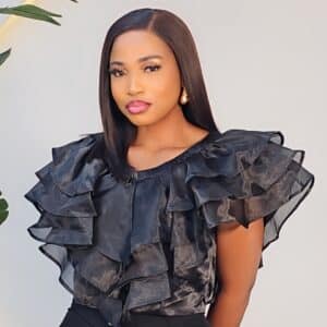 TRIPLE ORGANZA CAPE CROP TOP 2710 - Image 4