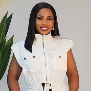 MESH HEM BELTED CARGO DRESS SET 832 - Image 4