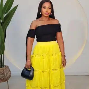 MULTI RIBBON GYPSY MESH SKIRT - Image 3