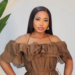 OFF SHOULDER CAPE HEM DRESS - Image 4