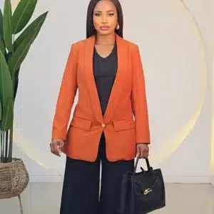 ONE BUTTON BOYFRIEND BLAZER - Image 6