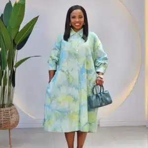 OPEN BACK PATTERN & STRIPE DRESS 8287