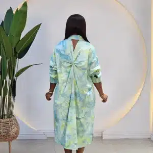 OPEN BACK PATTERN & STRIPE DRESS 8287 - Image 3