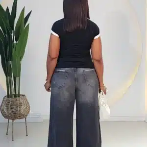 PALAZZO MOM WIDE LEG JEANS 1110 - Image 4