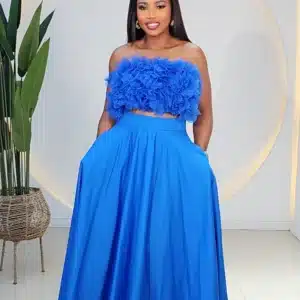 PETALS TUBE FLARE SKIRT SET - Image 2