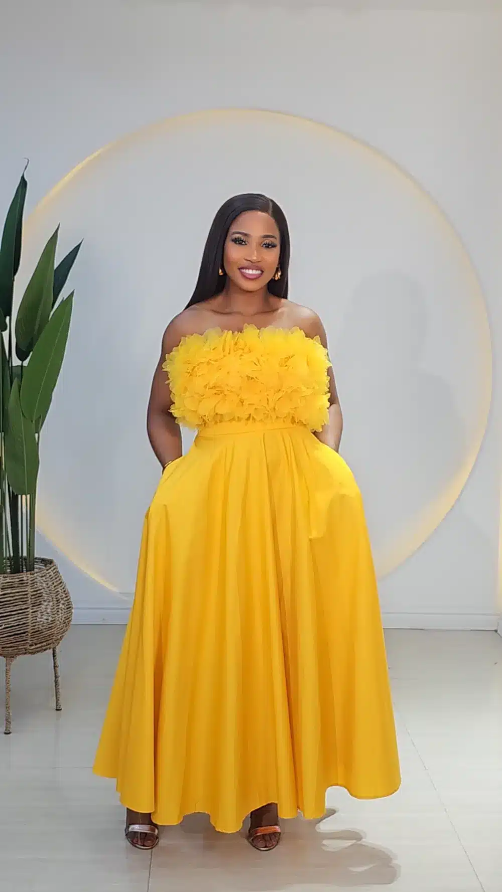 PETALS TUBE FLARE SKIRT SET