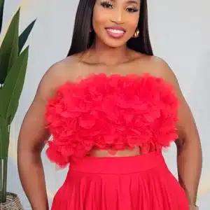 PETALS TUBE FLARE SKIRT SET - Image 6