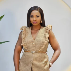 PLAID RUFFLE SLEEVE PANT SET - Image 6