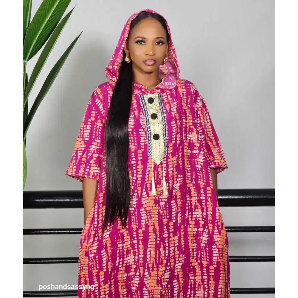 PRINT HOODY ABAYA - Image 4