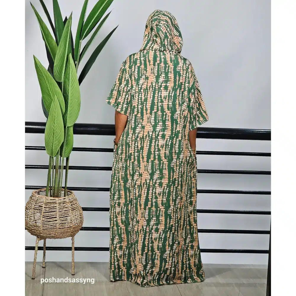 PRINT HOODY ABAYA - Image 5