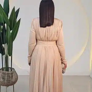 SHIMMER PLEATED EVENING DRESS 2710 - Image 10