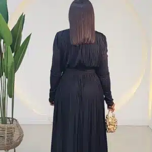 SHIMMER PLEATED EVENING DRESS 2710 - Image 12