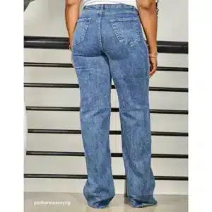 SIDE LACE MOM JEANS - Image 9