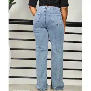 SIDE LACE MOM JEANS - Image 11