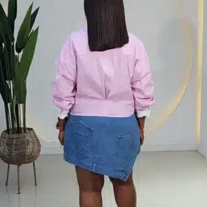 STRIPE SHIRT & SHORT SET - Image 5