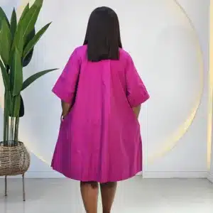 TURN UP SLEEVE TUNIC DRESS - Image 8