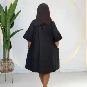 TURN UP SLEEVE TUNIC DRESS - Image 7