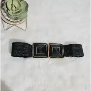WOVEN SQUARE ELASTIC BELT B40