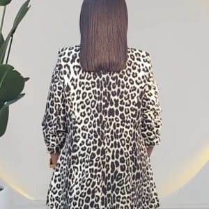 ANIMAL PRINT KIMONO BOYFRIEND BLAZER 2011 - Image 8