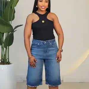 BAGGY DENIM JORT 328 - Image 2